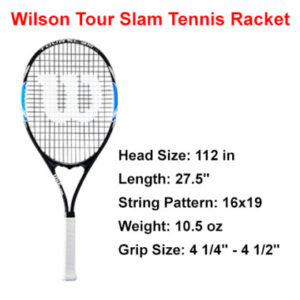 wilson tour slam tennis racket review